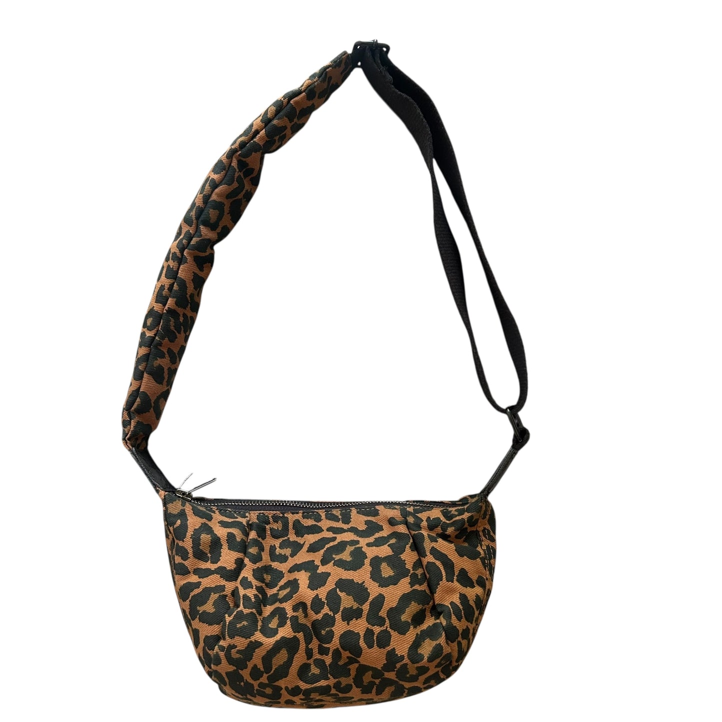 NEW Mini Brixton cross body sling bag brown leopard print
