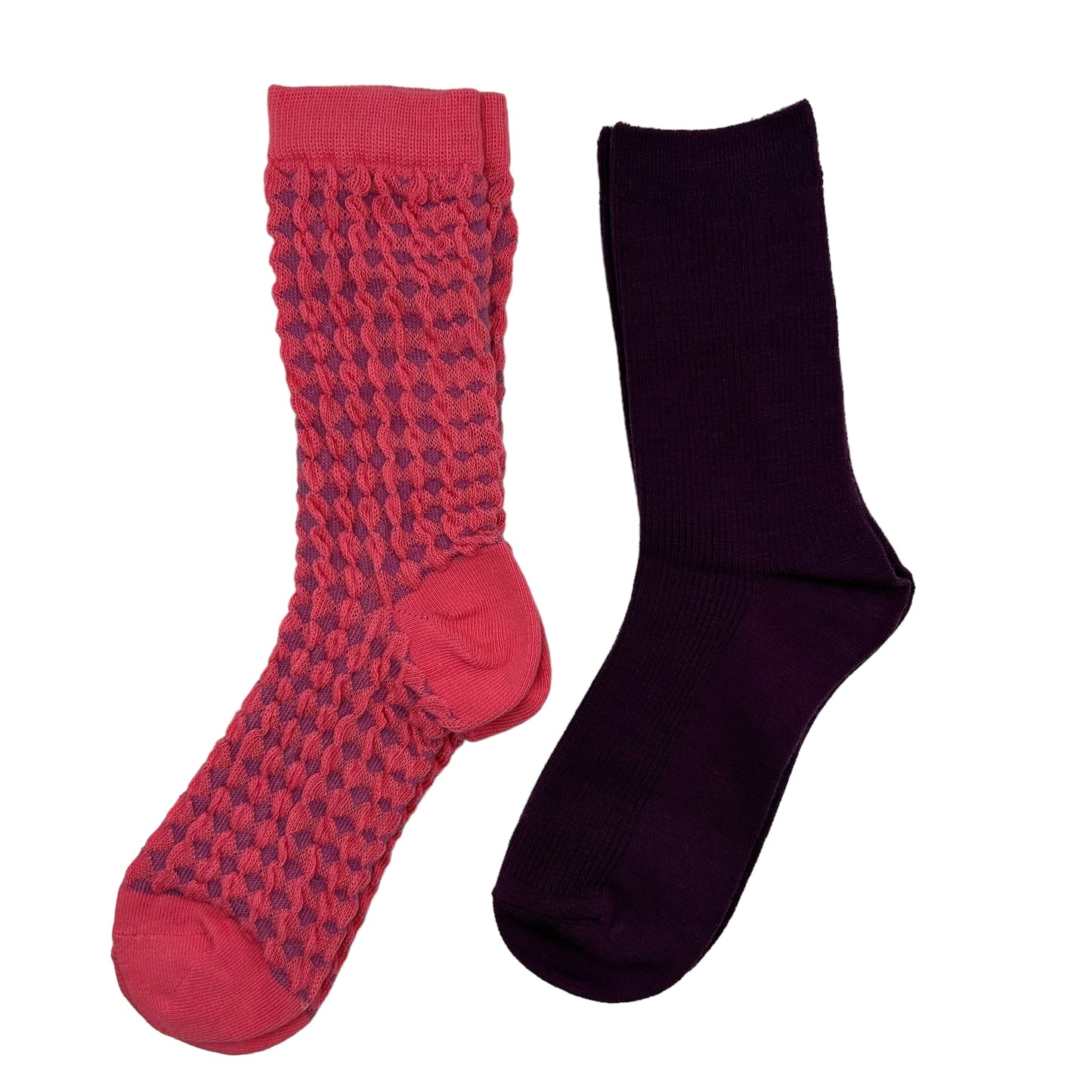 Pink Estoril & Purple sock box duo