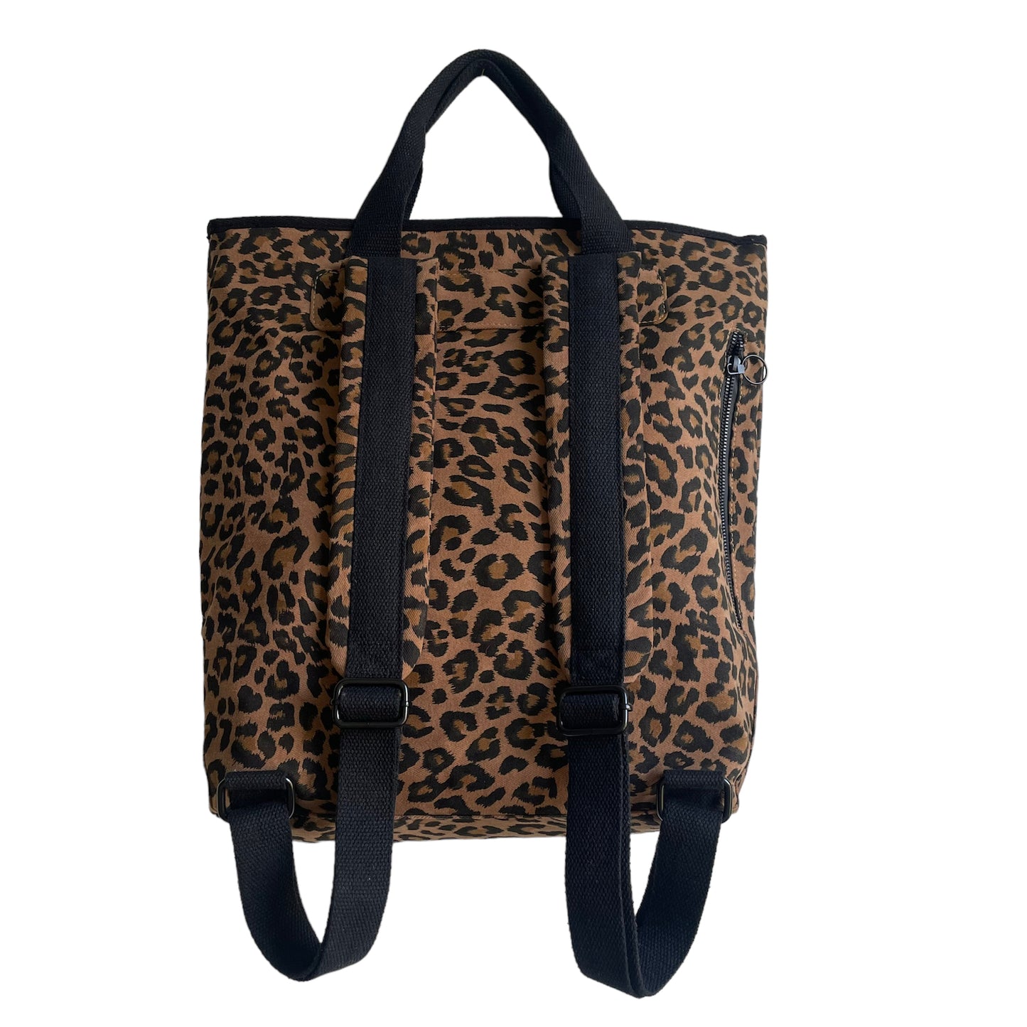 Leopard print backpack