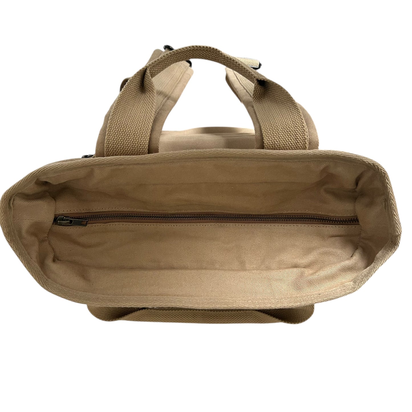 Backpack - Sand cotton canvas