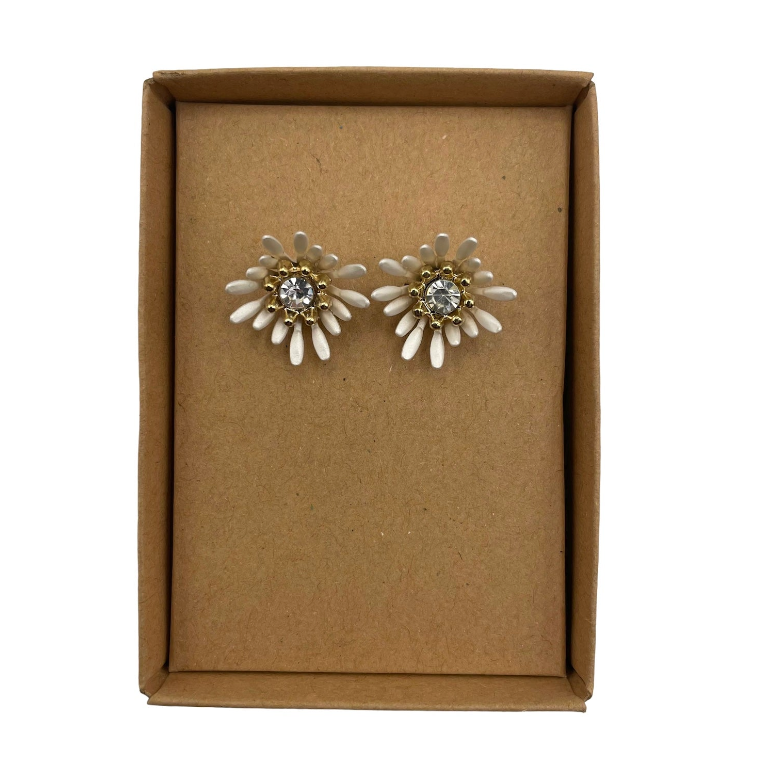 Sparkle flower earrings