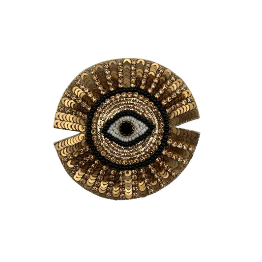 Sunray Eye brooch / pin