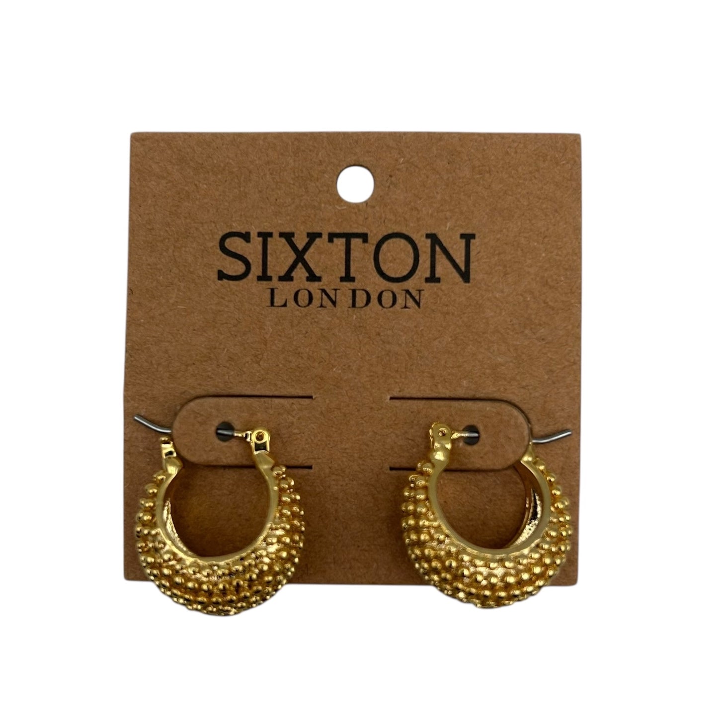 Textured Horseshoe earrings