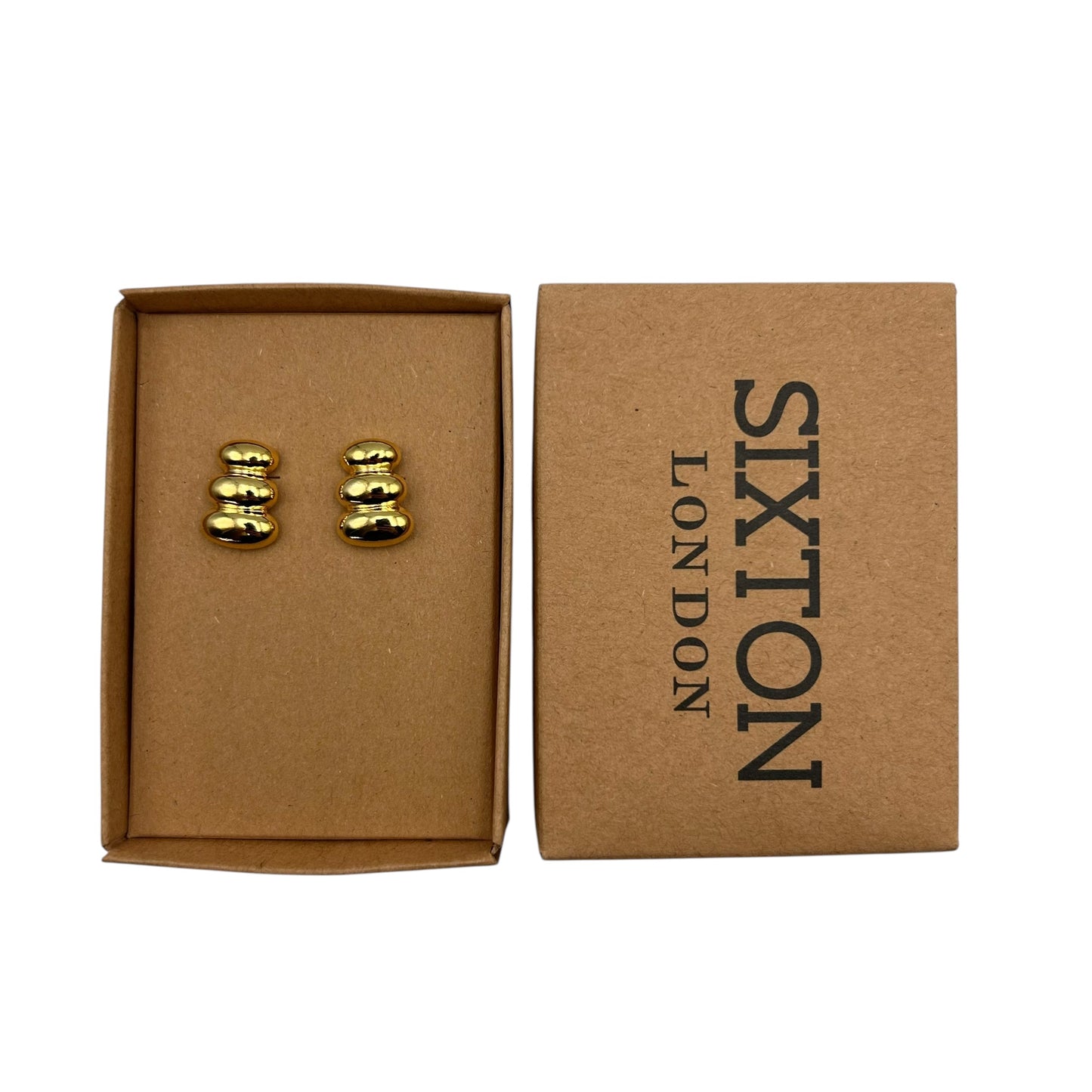 Triple Pebble earrings