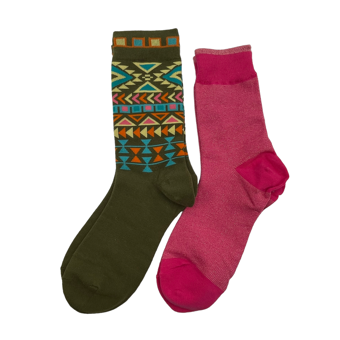Oregon teal & Tokyo bright pink sock box duo