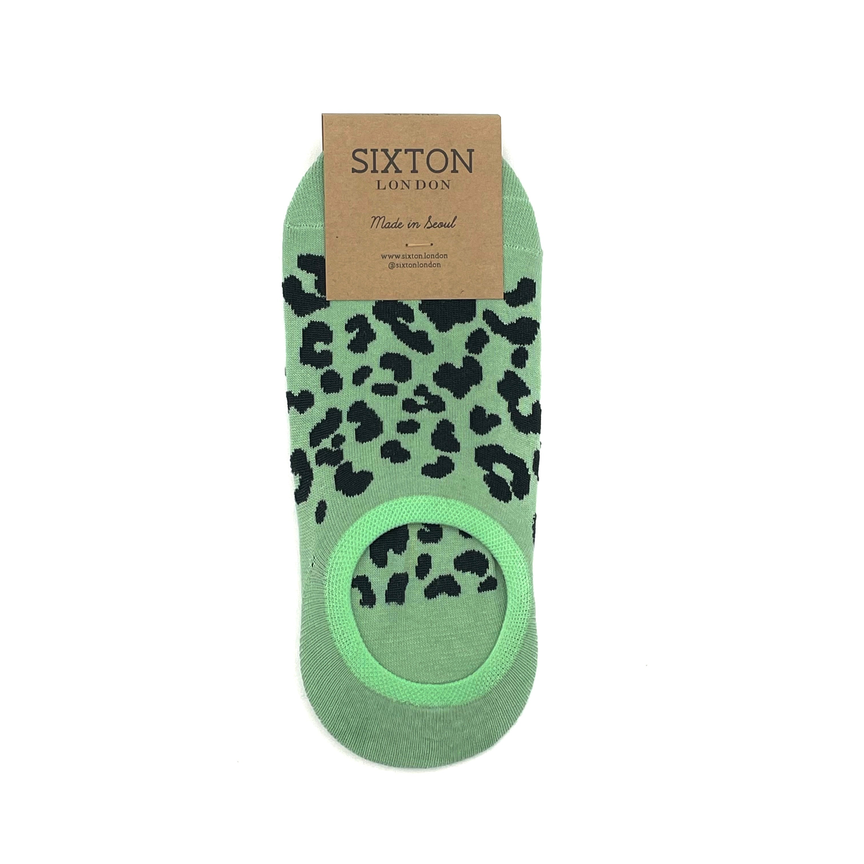 Leopard print best sale trainer socks