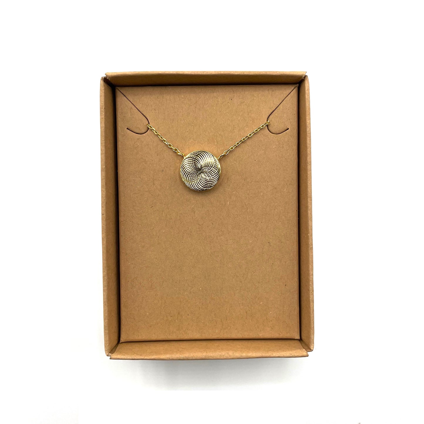 Spirograph pendant necklace